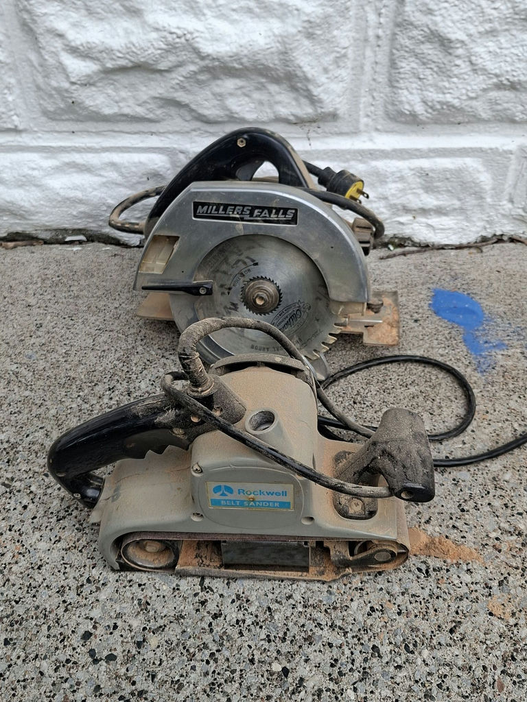 Millers Falls Circular Saw and Rockwell Belt Sander - image 1 of 7