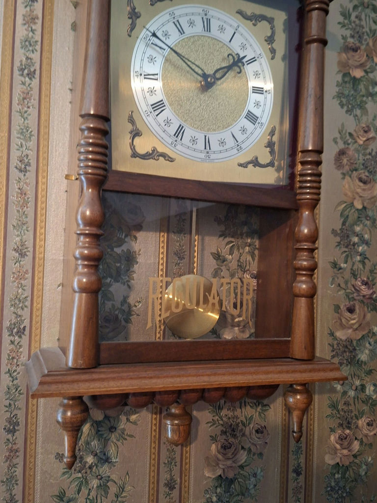 Wooden Regulator Wall Clock - image 2 of 7