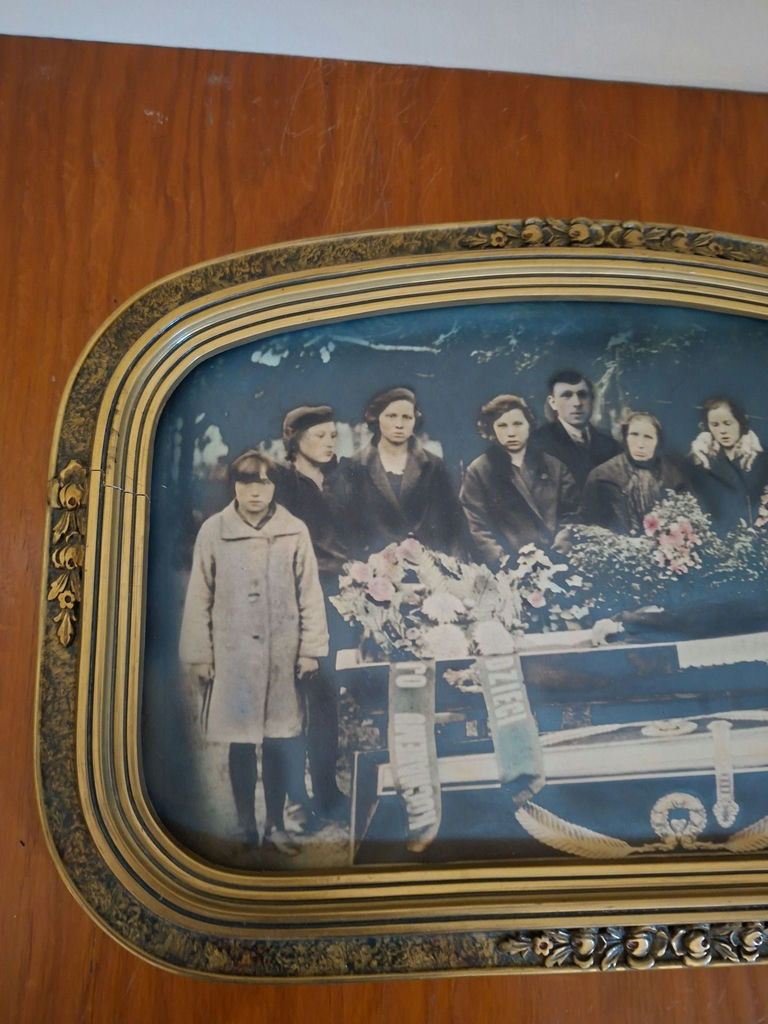 Vintage Framed Funeral Photograph - image 2 of 5