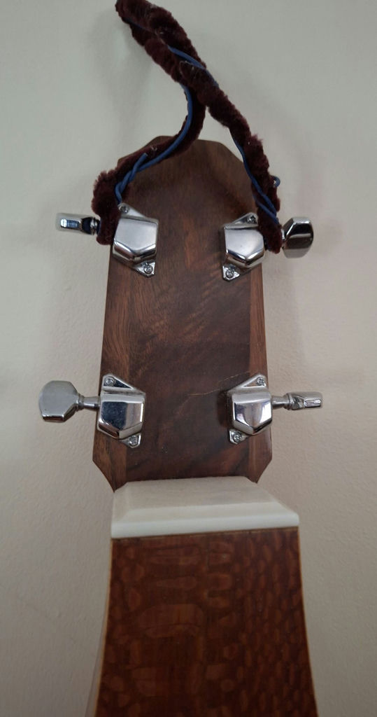 Handmade Gorgeous Inlayed CK Wooden Mountain Dulcimer Instrument - image 7 of 8