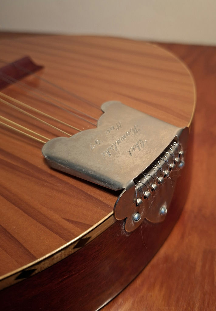 Handcrafted Wooden Mandolin  Stringed Instrument - image 4 of 10