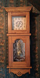 Wooden Wall-Mounted Pendulum Clock - thumbnail 1 of 7