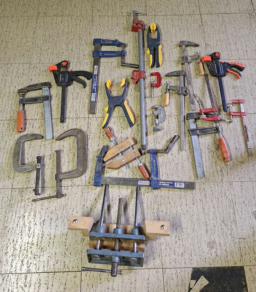 Assorted Woodworking and Metal Clamps - image 1 of 7