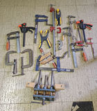 Assorted Woodworking and Metal Clamps - thumbnail 1 of 7