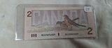 1986 Canadian Two Dollar Banknote, UNC - thumbnail 4 of 4