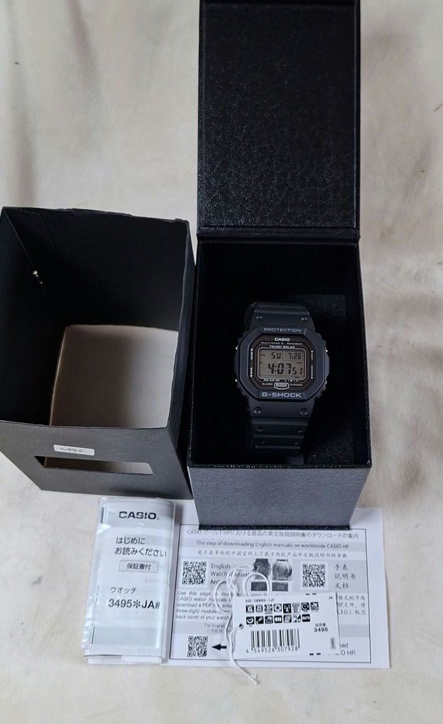 Casio G-Shock GW-5000U-1JF Digital Wristwatch with Box and Manuals - image 1 of 7