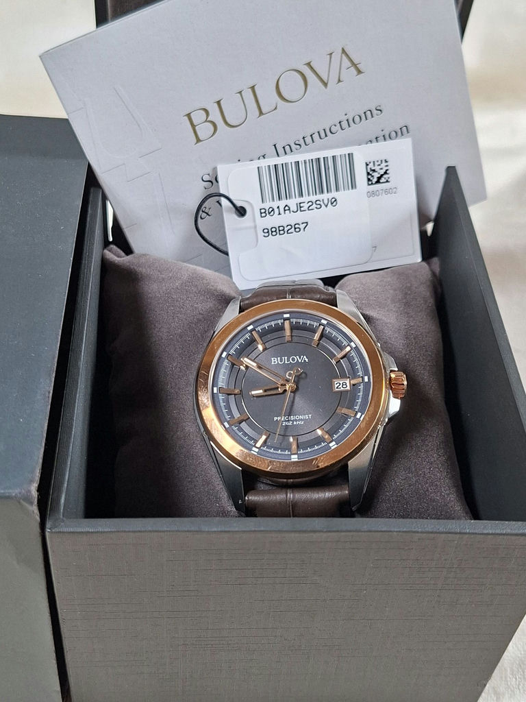Bulova Precisionist Wristwatch with Box and Manuals - image 2 of 8