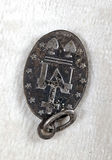 1830 Sterling Silver Mother Mary Pray For Us Miraculous Medal Pendant - thumbnail 5 of 6