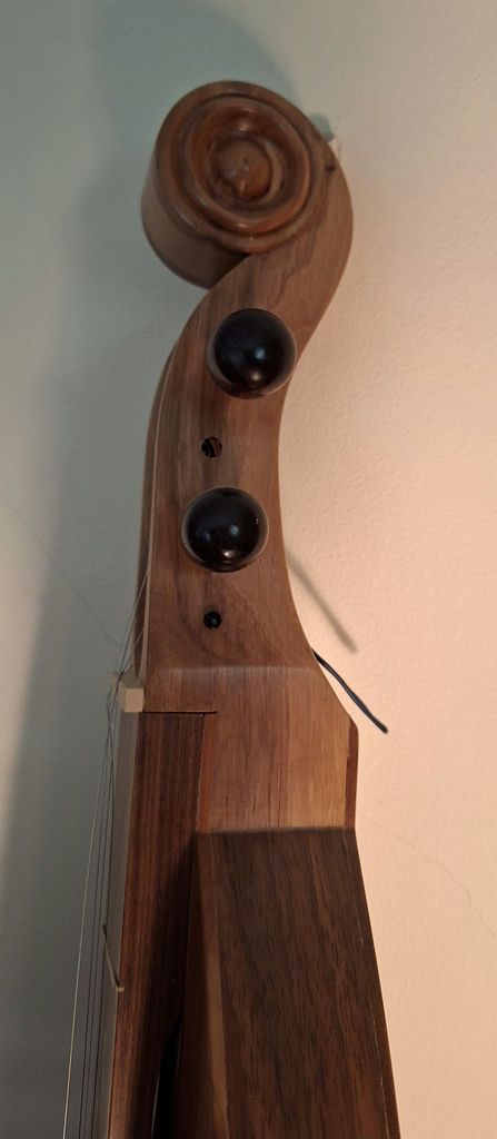 Wooden Dulcimer String Instrument, Handmade And Crafted By Local Artist Jerry Kowalski, Gorgeous Details - image 6 of 12