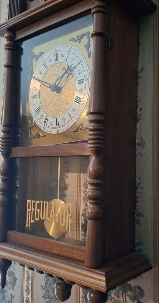 Wooden Regulator Wall Clock - image 5 of 7