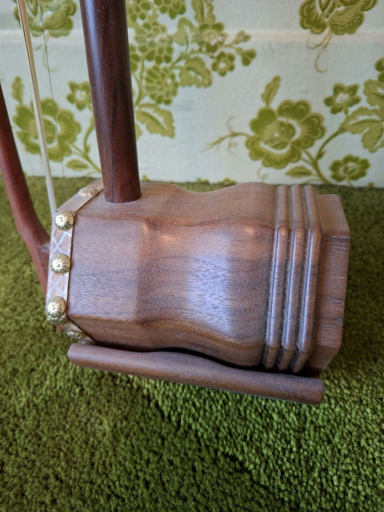 Wooden Two-String Bowed Instrument - image 4 of 8