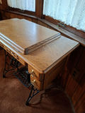 Vintage Singer Treadle Sewing Machine Cabinet, NO MACHINE - thumbnail 3 of 8