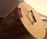 Wooden 3 Stringed Saxian Instrument, Handmade With Inlay And Butterfly Design, Chinese Style - thumbnail 10 of 10