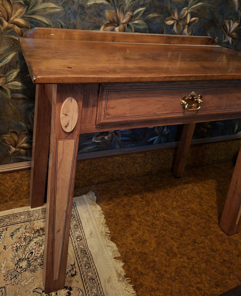 STUNNING Wooden Console Table with Drawers HANDMADE, Perfect For A Young Childs Desk - image 3 of 8