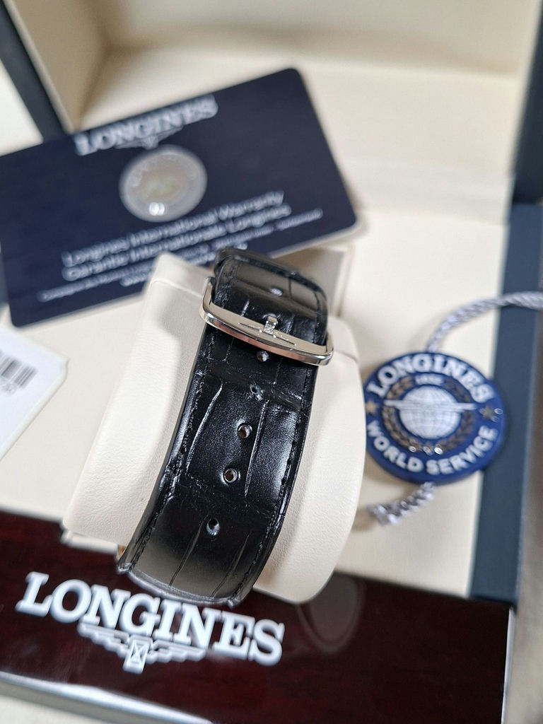 Longines Rectangular Wristwatch with Box and ALL PAPERWORK - image 7 of 10
