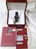 Omega De Ville Chronograph Wristwatch with Box and Papers, SUPER HIGH END EXPENSIVE WATCH - thumbnail 1 of 12