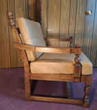 Solid Wooden Framed Upholstered Armchair, Excellent Condition, Great Quality - thumbnail 2 of 6