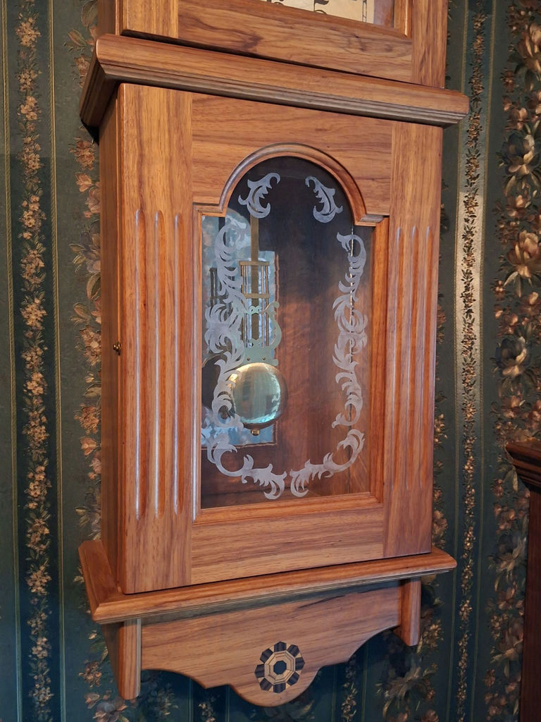 Wooden Wall-Mounted Pendulum Clock - image 3 of 7