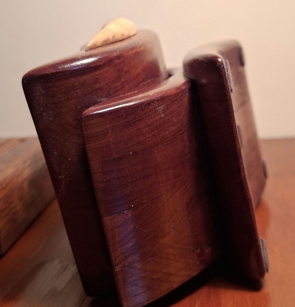 Handcrafted Wooden Bird Box and Wooden Trinket Box - image 8 of 8
