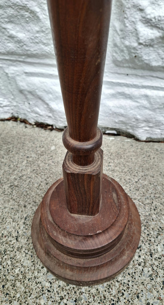 Pair of Vintage Wooden Plant Pedestal Stands - image 2 of 10