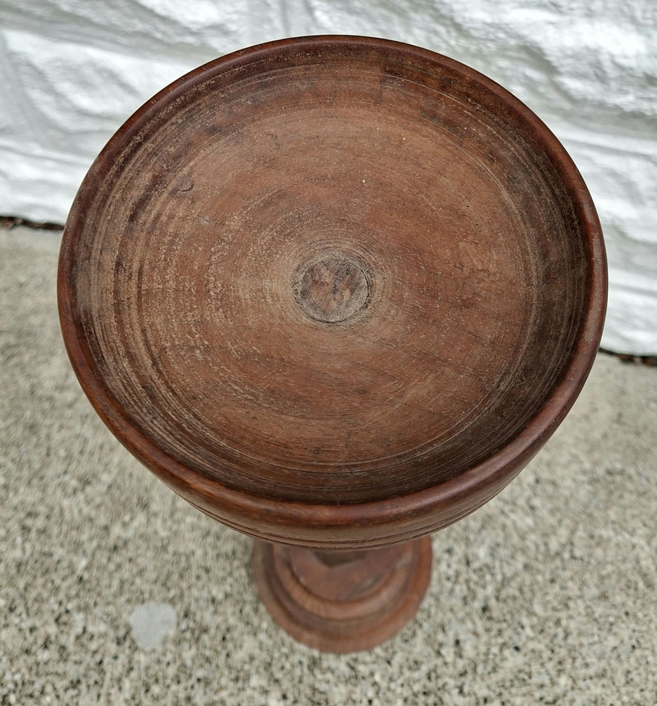 Pair of Vintage Wooden Plant Pedestal Stands - image 5 of 10
