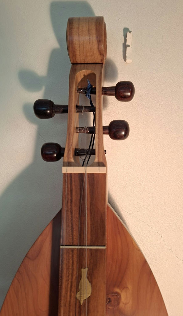 Wooden Dulcimer String Instrument, Handmade And Crafted By Local Artist Jerry Kowalski, Gorgeous Details - image 4 of 12