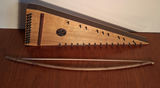 Gorgeous Craftsmanship, Wooden Bowed Psaltery String Instrument with Bow - thumbnail 1 of 7