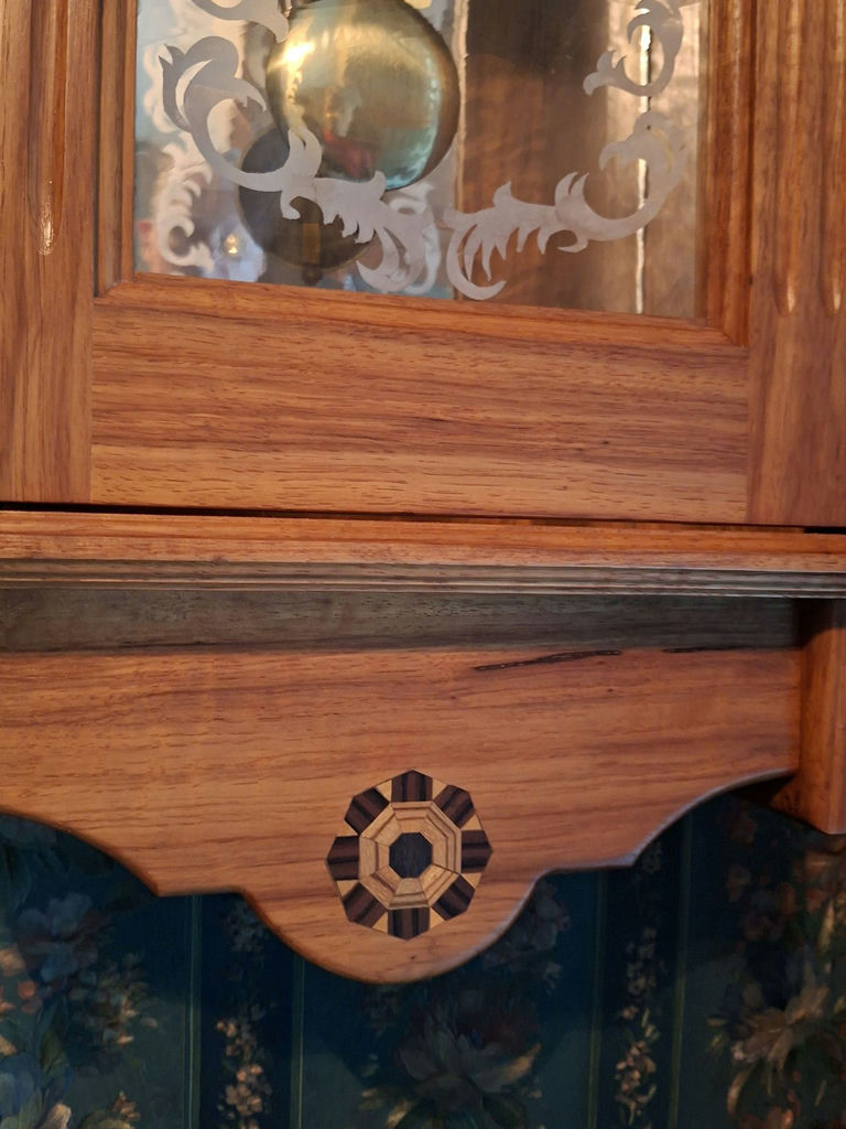 Wooden Wall-Mounted Pendulum Clock - image 4 of 7