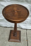 Pair of Vintage Wooden Plant Pedestal Stands - thumbnail 8 of 10