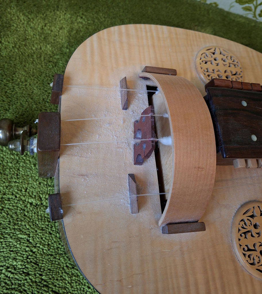 Wooden Stringed Instrument, Handmade And Beautiful - image 4 of 8