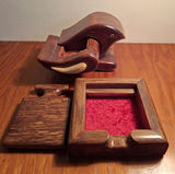 Handcrafted Wooden Bird Box and Wooden Trinket Box - thumbnail 2 of 8