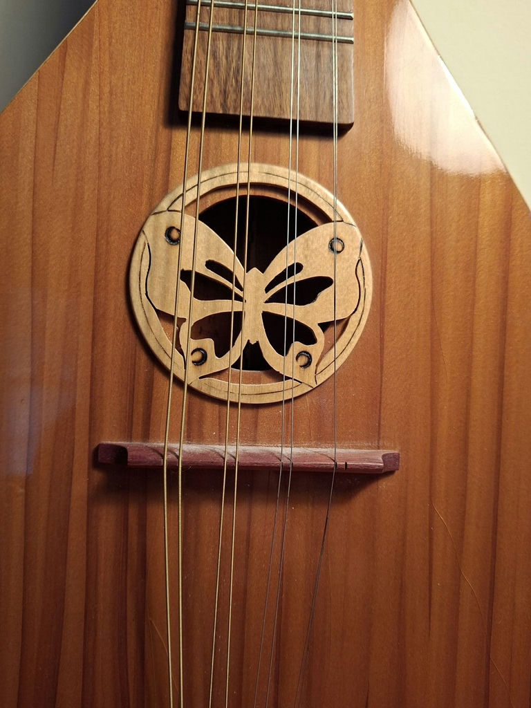 Handcrafted Wooden Mandolin  Stringed Instrument - image 2 of 10