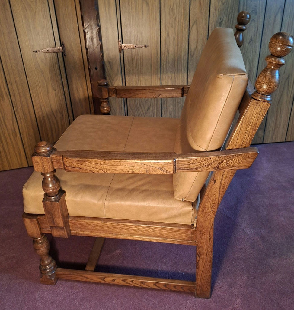 Solid Wooden Framed Upholstered Armchair,  Excellent Condition,  Great Quality - image 4 of 6