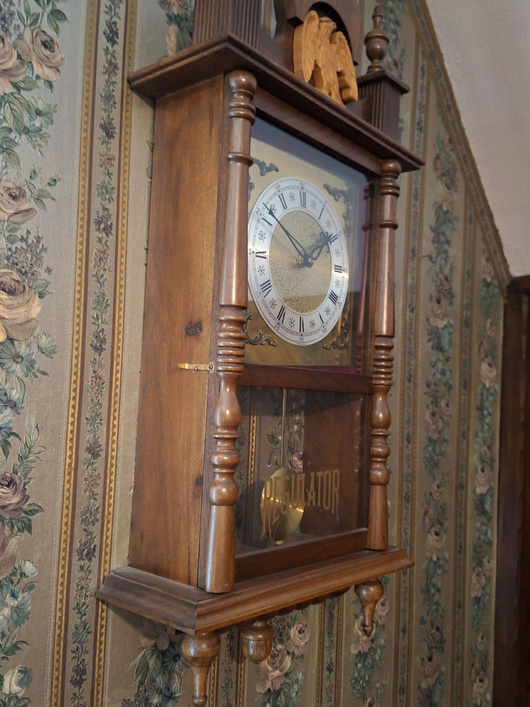 Wooden Regulator Wall Clock - image 4 of 7
