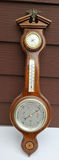 Wooden Wall-Mounted Weather Station Barometer Thermometer and Hygrometer - thumbnail 1 of 10