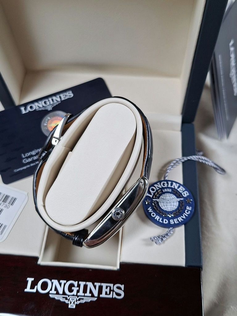 Longines Rectangular Wristwatch with Box and ALL PAPERWORK - image 3 of 10