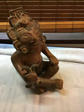 Mexican folk art terracotta clay statue - thumbnail 4 of 4