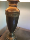Table lamp with beige cylindrical shade - thumbnail 3 of 3