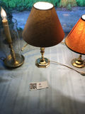 Two table lamps and a glass hurricane candle holder - thumbnail 1 of 2