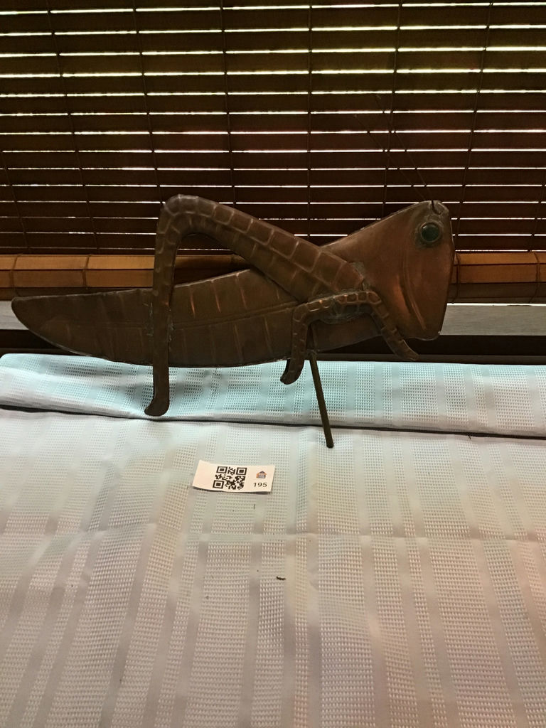 Copper grasshopper weather vane - Approx 3ft - image 1 of 4