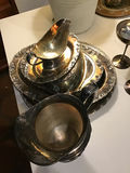 Silver-plated serving ware and goblets - thumbnail 2 of 2