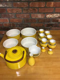 Yellow ceramic kitchenware collection - thumbnail 1 of 1