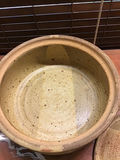 Speckled stoneware lidded pot with handles - thumbnail 3 of 3