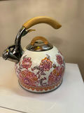 Floral kettle - thumbnail 1 of 2
