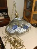 Tiffany-style stained glass pendant lamp - thumbnail 1 of 2