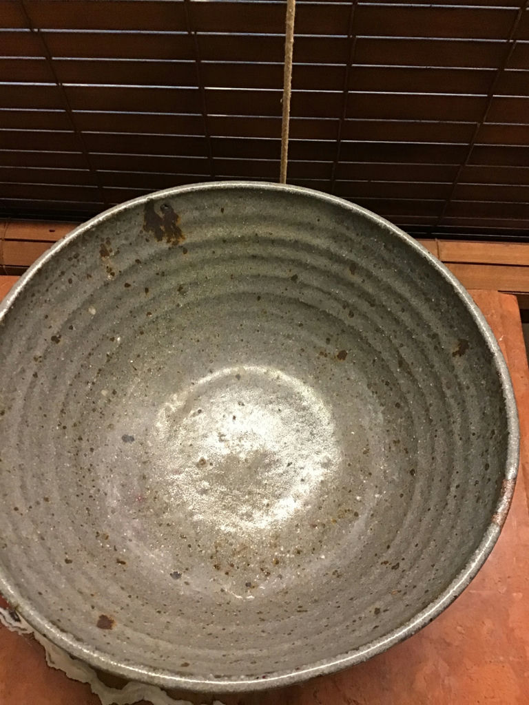 Gray speckled ceramic bowl - image 2 of 2
