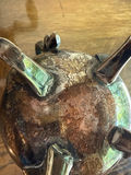 Silver-plated tea and coffee service on an ornate tray - thumbnail 2 of 2