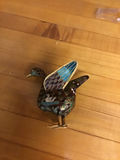 Cloisonné enamel bird figurine - thumbnail 3 of 3