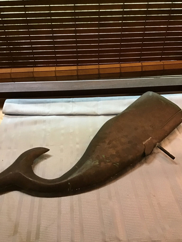 Copper whale weathervane approx 3ft - image 3 of 3