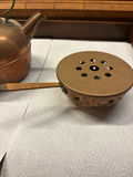 Copper tea kettle with perforated tea strainer - thumbnail 3 of 5